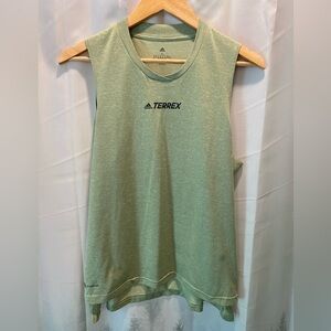 adidas TERREX Sleeveless Performance Tank - Sage Green